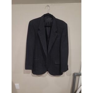 Tailored Camel & Wool blend two button Mens blazer‎ SZ 42L USA made for Shryocks